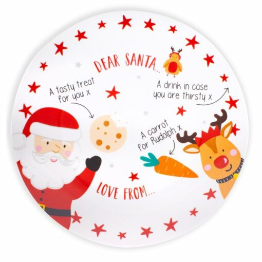 Santa & Friends Christmas Eve Plate