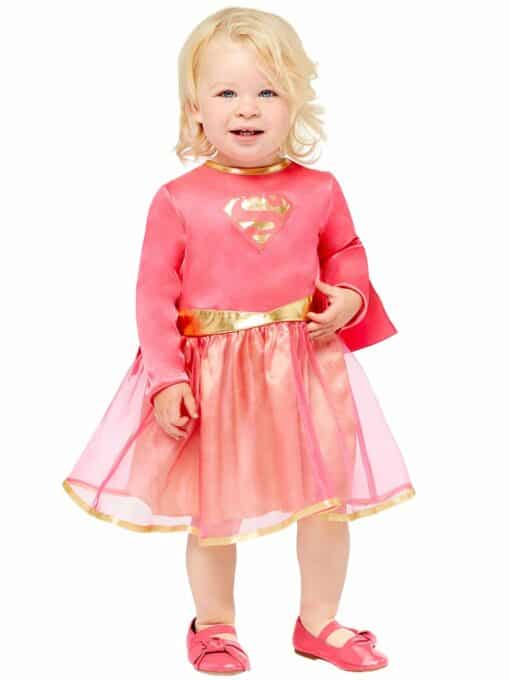 Supergirl Pink Toddler & Baby Costume