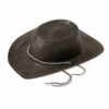 Black Glitter Cowboy Hat