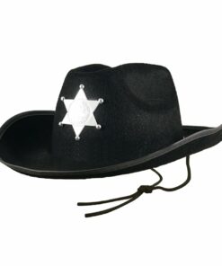 Child's Black Cowboy Hat with Star