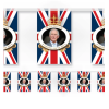 Coronation of King Charles III Flag Paper Bunting Decoration