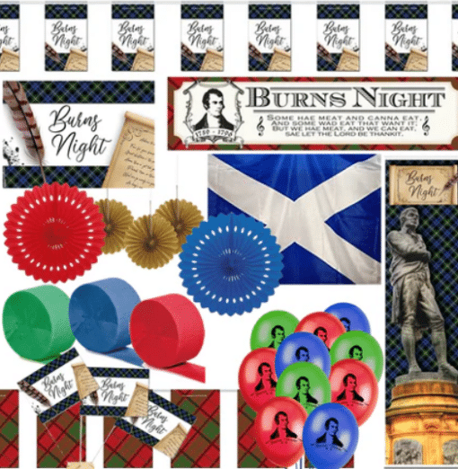 Burns Night Decoration Party Pack