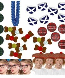 Burns Night Scottish Themed Fancy Dress Pack For 10 People