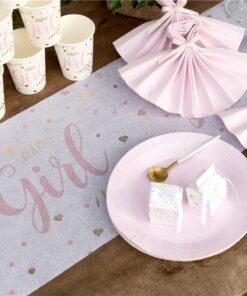 Baby Girl Fabric Table Runner