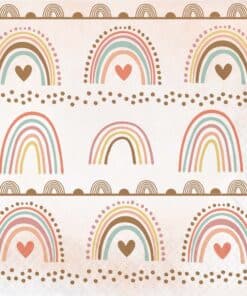 Boho Rainbow Paper Napkins