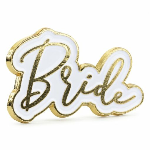 Bride Enamel Pin Badge