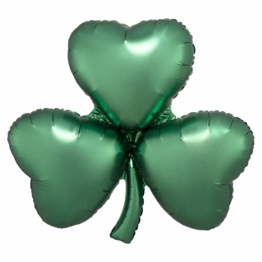 Emerald Green Shamrock Shaped Balloon