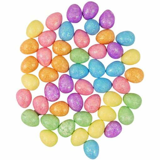 Glitter Foam Eggs