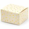 Gold Polka Dot Favour Boxes