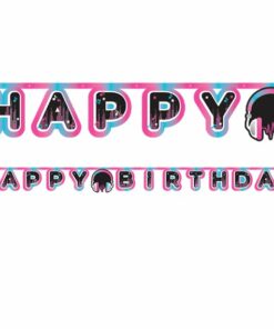 Internet Famous Musical Note Add an Age Birthday Banner