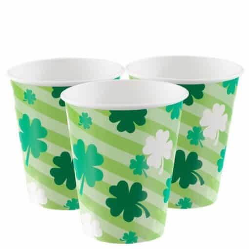 Lucky Clover Paper Cups