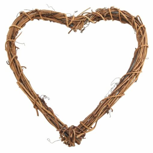 Natural Vine Heart Wreath