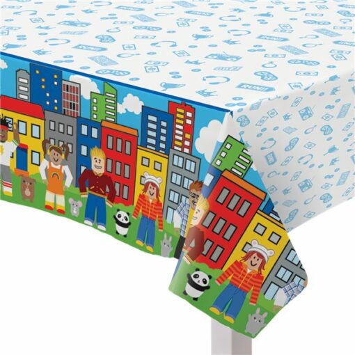 Party Town Gaming Paper Tablecover