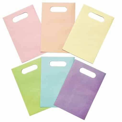 Pastel Coloured Paper Party Bags