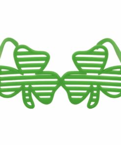 St Patrick's Day Shamrock Shutter Glasses