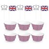 Union Jack Flags & Crown Picks Cupcake kit