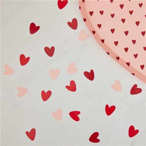 Valentines Biodegradable Heart Table Confetti