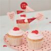 Valentines Cupcake Topper Set