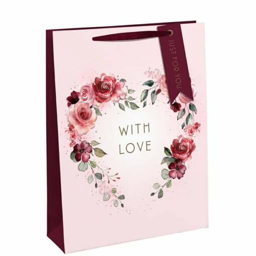 With Love Floral Bag