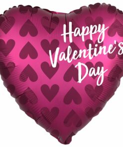 Happy Valentine's Day Satin Foil Balloon