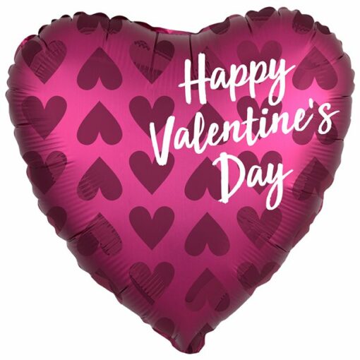 Happy Valentine's Day Satin Foil Balloon