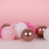 Blush & Rose Gold Mix Mini Latex Balloons