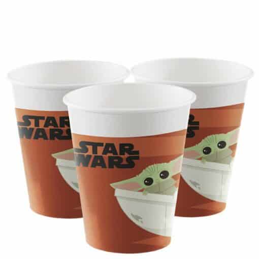 Star Wars Mandalorian Party Paper Cups