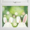 Peeking Bunny Window Stickers