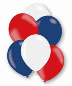 Red, White & Blue Latex Balloons Pack