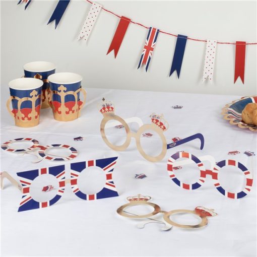 Royal Customisable Paper Glasses