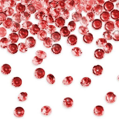 Ruby Red Table Diamantes