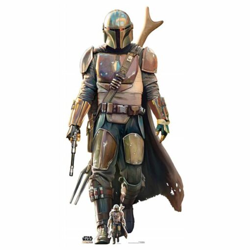 Star Wars The Mandalorian Lone Gunfighter Cardboard Cutout