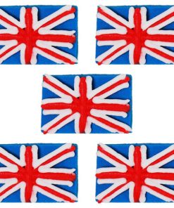 Union Jack Icing Cake Toppers