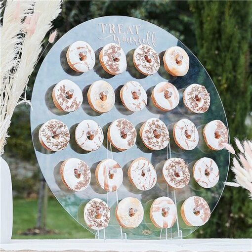 A Touch Of Pampas Acrylic Donut Wall Stand