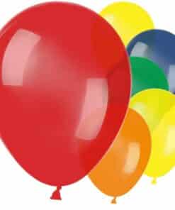 Assorted Colour Metallic Latex Balloons