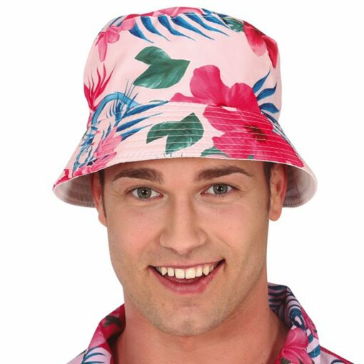 Hawaiian Flamingos Bucket Hat