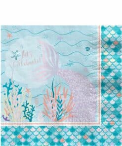 Mermaid Tales Paper Napkins