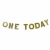 One Today Gold Glitter Letter Banner