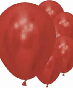 Crystal Red Latex Balloons