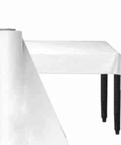 White Jumbo Plastic Banqueting Roll For Trestle Tables