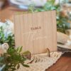 Wooden Table Numbers