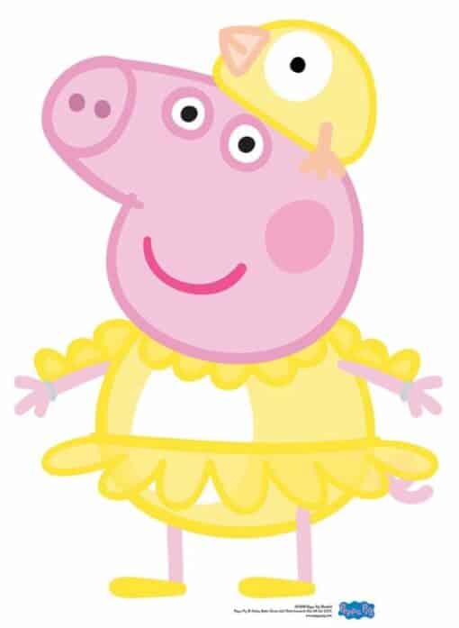 Peppa Pig Easter Chick Cardboard Cutout