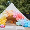 Brights & Fans Balloon Arch Backdrop