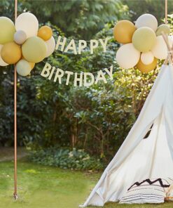 Let's Go Wild Happy Birthday Bunting & Balloon Kit