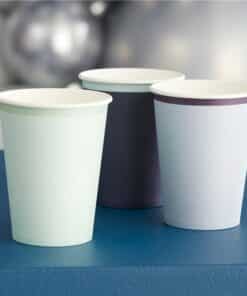 Mix It Up Blue Eco Paper Cups