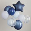 Mix It Up Blue Latex Balloon Bundle