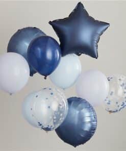 Mix It Up Blue Latex Balloon Bundle