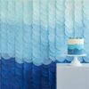 Mix It Up Blue Ombre Tissue Paper Disc Backdrop