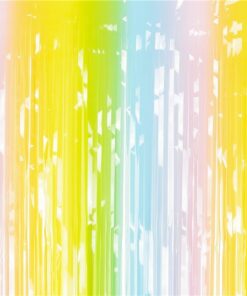 Pastel Rainbow Backdrop Curtain