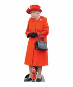 Queen Elizabeth II Red Lifesize Cardboard Cutout